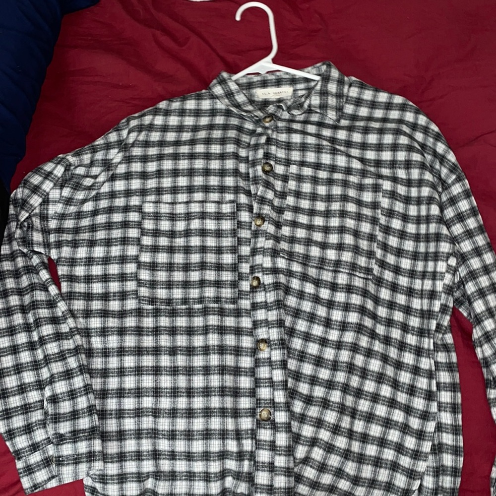 Oversized plaid